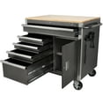 ProWorks 36Inch W x 24.5Inch D 5Drawer 1Door Mobile Tool Chest