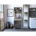 thumbnail image 4 of FM FURNITURE Bay 24"W Modern Engineered Wood Area Pantry in Light Gray, 4 of 8