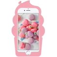 thumbnail image 2 of Case for iPhone Compatible with Multiple Models, 3D Cute Cartoon Cherry Cupcakes Ice Cream Shaped Soft Rubber Silicone Shockproof Case Protector Skin Cover, 2 of 7