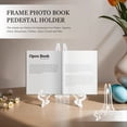 thumbnail image 4 of 12pzs / juego Sostenedor de placa caballete plastico Estante imagen pedestal libro foto Soporte exhibicion Stander, 4 of 9