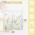thumbnail image 3 of GZHJMY Baby Gauze Towels for Kids Soft Handkerchief Newborn 100% Cotton Tropical Leaves Butterflies Flower Absorbent 12x12 Inch 3 Pack, 3 of 7