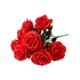 thumbnail image 5 of Advancent Flores artificiales sin olor de bajo mantenimiento y amigables con las mascotas, seguras para gatos y perros, decoración del hogar Rojo 2Conjunto, 5 of 6