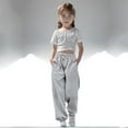thumbnail image 6 of AherBiu Kids Girls Clothes Sweatpants for Teen Girl Elastic High Waisted Athletic Jogging Pants with Pockets, 6 of 6