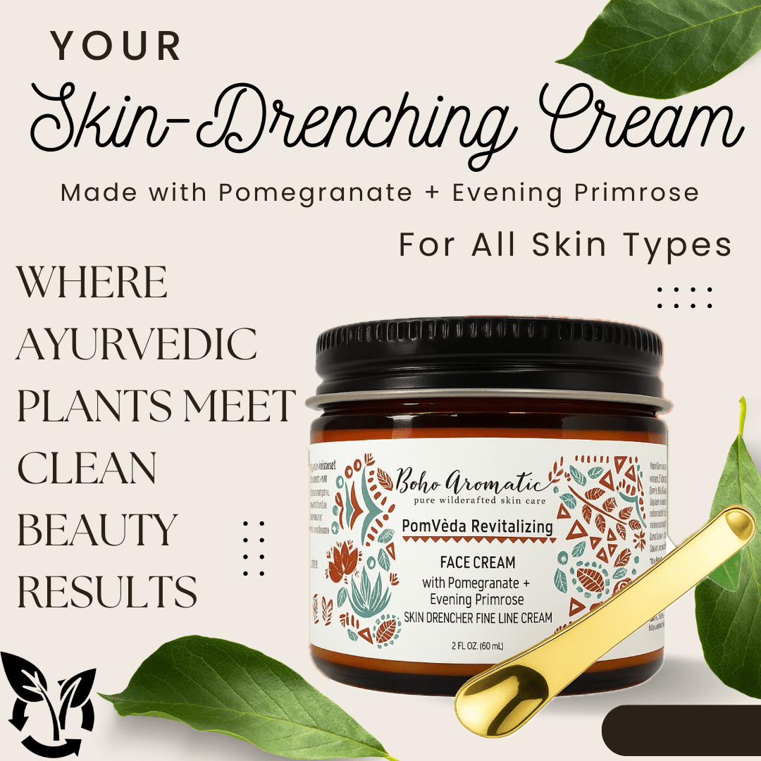 PomVéda Hydrating Face Cream with Pomegranate – Lightweight, Scent-Free Moisturizer for All Skin Types, Vegan, Plant-Based Daily Facial Cream for Radiant
