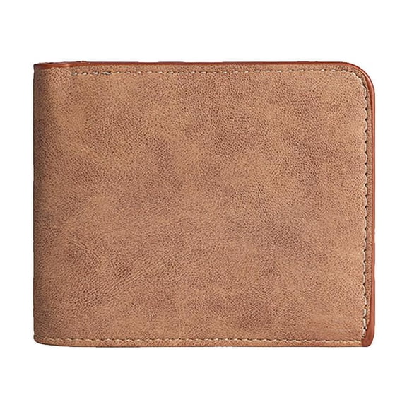 Men's Soft PU Leather Card Bag Wallet with Multi Card Slot for Daily Commuting and Travel
