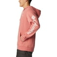 thumbnail image 3 of Columbia Men's Trek Hoodie, Pink Agave/CSC Sleeve Logo, Large, 3 of 6