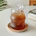 thumbnail image 5 of 1pcs Ribbed Glass Cups,18.65OZ Ripple Drinking Glassware Drinking Glass Cups,Vintage Glass Cute Iced Coffee Cups for Home Party,Drinking Water,Wine,Holiday Gifts for Friends,Family, 5 of 7