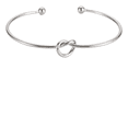 thumbnail image 1 of Pulsera Brazalete De Acero Inoxidable 316l Con Forma De Nudo Xtellar plateado, 1 of 3