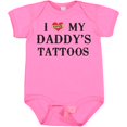 thumbnail image 3 of Inktastic I Love My Daddy's Tattoos Boys or Girls Baby Bodysuit, 3 of 5
