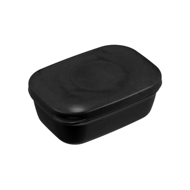 Jabonera, Mantener Jabón Seco, Jabonera Limpieza Almacenamiento, para Hogar Baño Cocina, Plástico, Negro