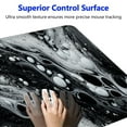 thumbnail image 3 of Large Gaming Mouse Pad, Extended Computer Mouse Mat with Non-Slip PU Base, Ergonomic Memory Foam Keyboard Wrist Rest, for Work &amp; Gaming, Office Desk Pad Black White Fur, 3 of 6