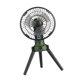 thumbnail image 1 of Ventilador de Camping con luz, ventilador para exteriores, ventilador para tienda, ventilador de refrigeración, ventilador eléctrico con gancho para, 1 of 8