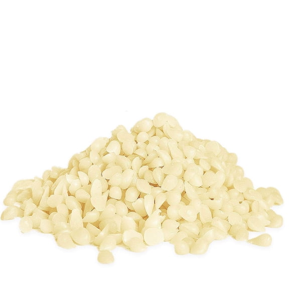 Pellets de cera de abejas, color blanco limón, 2,27 kg, 100% puro y natural