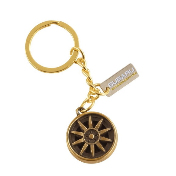 Subaru motorsports SMSUSA Wheel Keytag
