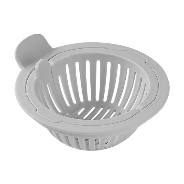 Colador con filtro de presión automático, colector de residuos de cocina, filtro autolimpiante, colador de cocina, colector de residuos de plástico para uso doméstico en la cocina