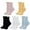 Multicolored,One Size, variant on Ksopiavobs Cute Ruffle Socks for Women, Funny Cotton Crew Socks, Frilly Ankle Socks Women 5 Pairs