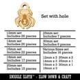 thumbnail image 2 of Black Widow Spider Wood Mini Charms Shapes DIY Craft Jewelry - With Hole - 25mm (7pcs), 2 of 7