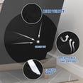 thumbnail image 6 of JIATER Armless Futon Cover Stretch Futon Slipcovers Machine Washable Furniture Protector with Elastic Bottom,Black, 6 of 7