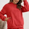 thumbnail image 2 of Timegard Half Zip Pullover for Women Oversized Sweatshirts High Neck Crop Winter Fleece Tops with Pockets, 2 of 6