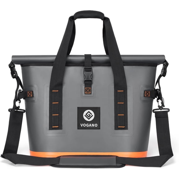 40 Can Insulated Soft Cooler Bag with Roll-Top Waterproof Seal and 24-Hour Cold Retention