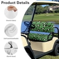 thumbnail image 7 of Aplkyhs Golf Clover Golf Cart Seat Covers Breathable Bench Chair Cover for Club Car Golf Cart Accessories Golf Cart Front Seat Cushion Set Club Car Seat Covers Suitable for All Weather, 7 of 7