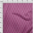 thumbnail image 3 of oneOone Rayon Dark Magenta Fabric Geometric Ogee Craft Projects Decor Fabric Printed by The Yard 56 Inch Wide, 3 of 4