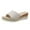 Beige, variant on Women Sandals Clearance 2023! Pejock Women's Platform Wedge Sandals with Arch Support Fashion Casual Slippers Open Toe Thick Bottom Flax Slippers Summer Athletic Outdoor Beach Sandals