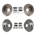 thumbnail image 1 of Transit Auto Front Rear Disc Brake Rotors and Ceramic Pads Kit for Car 2006 Hyundai Accent Hatchback K8T-101253, 1 of 11