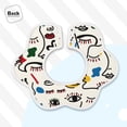 thumbnail image 4 of Hirioo Aabstract Eyes for Baby Cotton Petal Bib Drool Bibs for Baby Boy Unisex, 4 of 9