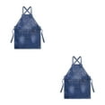 thumbnail image 3 of Justharion Unisex Kitchen Apron For Easy Cleanup And Style Affordable And Stylish Blue 2Set, 3 of 6