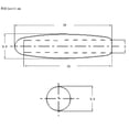 thumbnail image 4 of 10 Set Guitar Strat Knobs 1 Volume and 2 Tone Control Knobs Set, 4 of 5