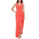 thumbnail image 1 of XSCAPE Vestido de crepÃ© con volantes para mujer, rosa, 14 XSCAPE con volantes, 1 of 2