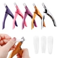 thumbnail image 3 of U-Shaped French Manicure Scissors Stainless Steel Tools for DIY Light Design Precision Crafted Durable Manicure Kit, 3 of 8