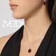 thumbnail image 2 of Juego de aretes y cadena ZVEZDA Dije corte Classic Plata mexicana ley .925 Amatista, 2 of 5