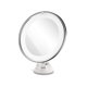 thumbnail image 2 of 8 Inch 10X Magnifying LED Tabletop Round Makeup Cosmetic Mirror with Sucker (White), 2 of 5