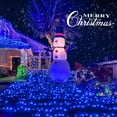 thumbnail image 4 of JMEXSUSS Blue Halloween Net Lights 360 LED 12ft x 5ft Bush Lights Outdoor with Remote Plug in 8 Modes Connectable Mesh Lights for Decorations(Transparent Wire), 4 of 6