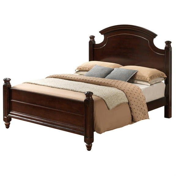 Summit Cappuccino Queen Panel Beds