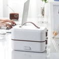 thumbnail image 4 of Wzzjkit European Standards Multi Functional Electrical Thermal Insulation Lunch Box Steaming and Heating Lunch Box Can Be in Work Office Bento Hot Food, 4 of 5