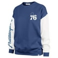thumbnail image 2 of Women's '47 Royal Philadelphia 76ers  Rise Andie Oversized Pullover Sweatshirt, 2 of 3