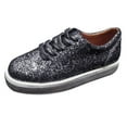 thumbnail image 2 of DPTALR Chaussures Plates d'Extérieur pour Femmes Bout Rond Antidérapantes Sport Décontracté Chaussures Simples, 2 of 6