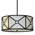 thumbnail image 3 of 4 Light Steel & Fabric Pendant-Finish:Vintage Oiled Bronze, 3 of 3