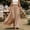 Khaki, variant on IUYRTFE Women's Solid Color Maxi Skirt Flowy Sheer Fabric Elastic Waist Long Casual Skirt