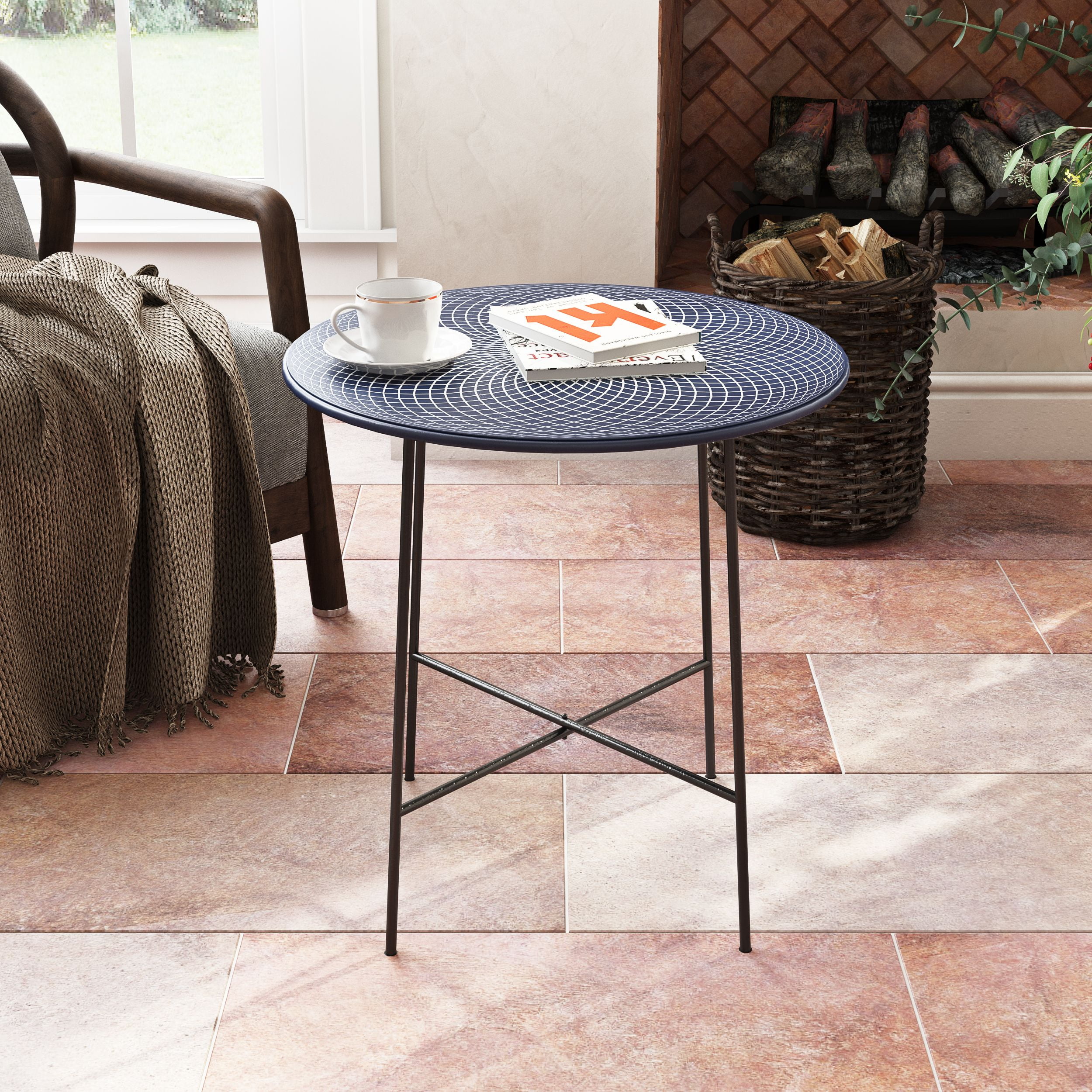 Kellems Metal Accent Table