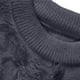 thumbnail image 5 of Kalauyu Distressed Crewneck Sweater Vintage Cable Knit Long Sleeve Men's Crewneck Pullover, 5 of 8