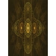 thumbnail image 1 of Ahgly Company Machine Washable Indoor Rectangle Transitional Dark Bronze Brown Area Rugs, 2' x 5', 1 of 7