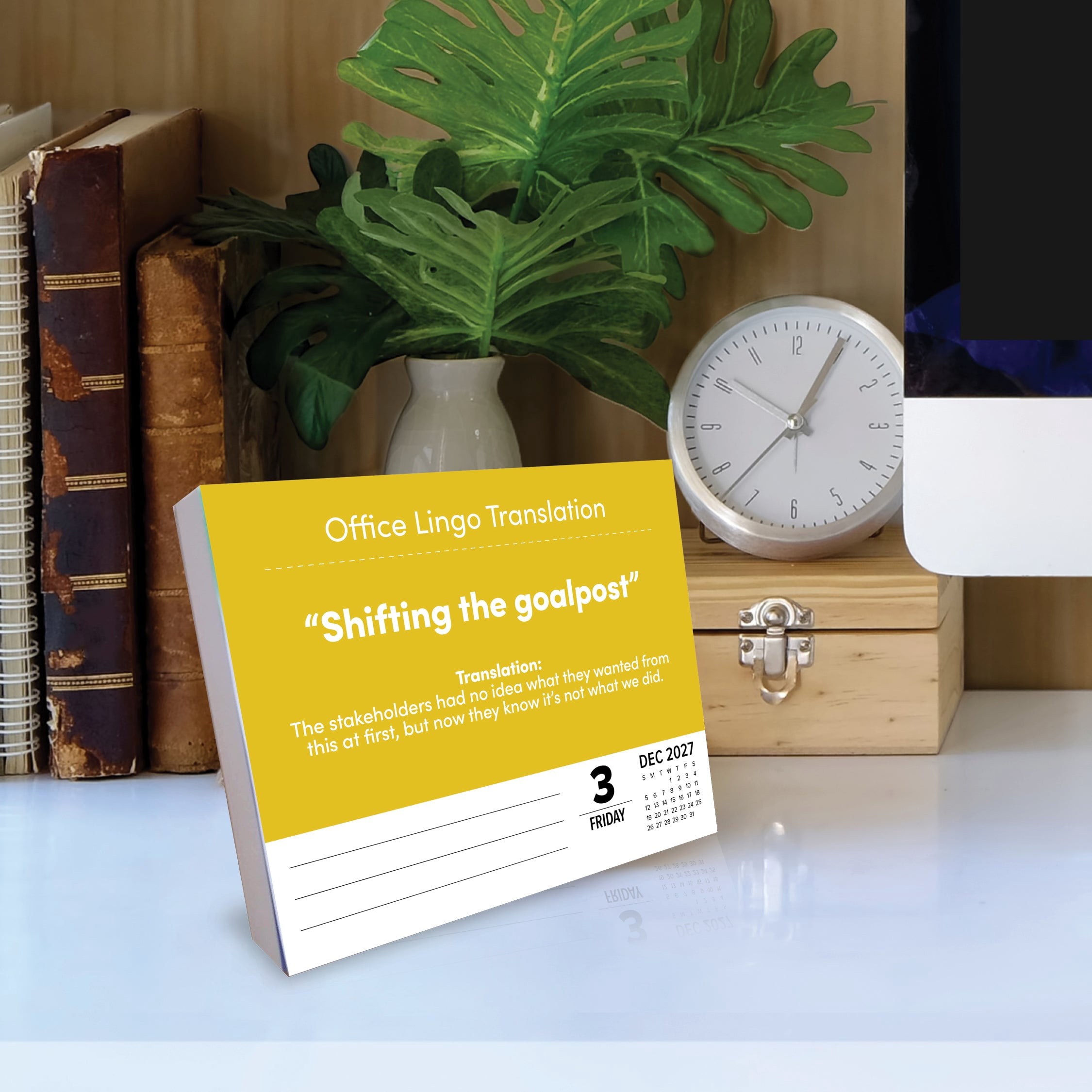 Willow Creek Press, Office Lingo 2027 Box Calendar