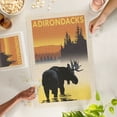 thumbnail image 5 of Lantern Press 1000 Piece Jigsaw Puzzle, Adirondacks, New York, Moose at Dawn, 5 of 5