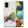 thumbnail image 1 of FINCIBO Soft TPU Clear Case Slim Protective Cover for Samsung Galaxy A71 5G 6.7" 2020, Budgie Parakeet Bird, 1 of 3