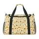 thumbnail image 1 of Balery Brown Leaf Sunflower Bolsa de Gimnasio para Mujeres, Bolsa de Viaje con Bolsillo Húmedo, Bolsa de Fin de Semana para Mujeres, Bolsa de Viaje Resistente al Agua, 1 of 7