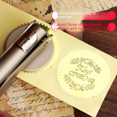 thumbnail image 2 of Rose Gold Hand Tongs Stamp Desktop Portable Handheld Stamp StampPattern Embossed Stamp Stamp, 2 of 5